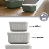 3 LÜ SIZDIRMAZ SAKLAMA KABI SETİ