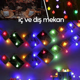 TOP 3 METRE PİLLİ 2 FONKSİYONLU LED DEKOR LAMBA