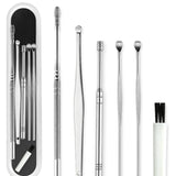 💎 5 PARÇA METAL KULAK BAKIM SETİ - dibidip 