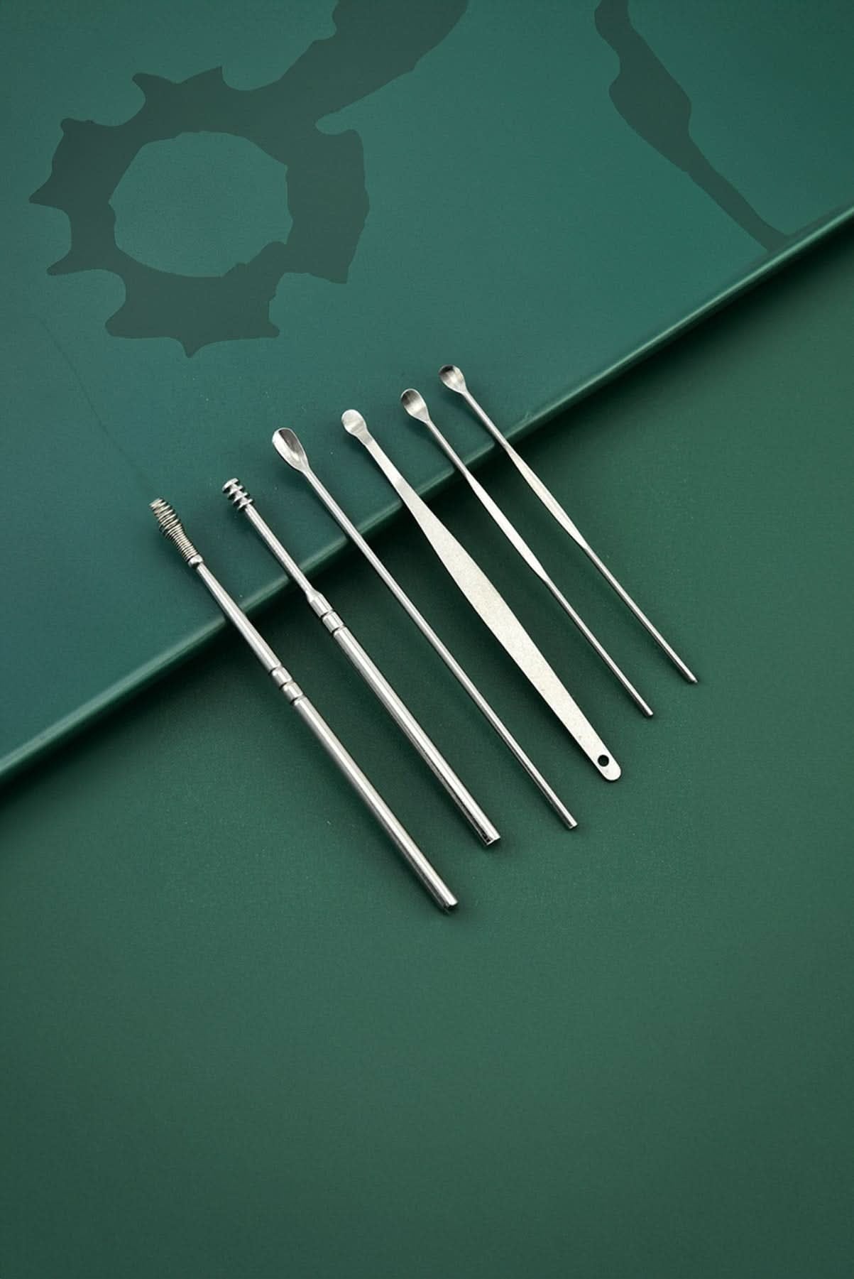 💎 5 PARÇA METAL KULAK BAKIM SETİ - dibidip 