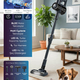 SİNBO EVCİL HAYVAN BAKIM SETLİ KABLOSUZ ŞARJLI DİKEY SÜPÜRGE