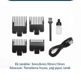 SİNBO USB ŞARJLI & LCD GÖSTERGELİ SAÇ & SAKAL KESME TIRAŞ MAKİNESİ