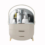 2 ÇEKMECELİ FANUSLU KOZMETİK & TAKI ORGANİZERİ