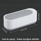Gözlük, Saat, Küpe, Kolye, Makyaj Fırçası, Ultrasonik Temizleyici Dezenfekte Cihazı