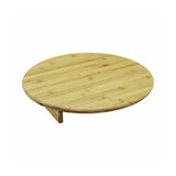 PABLITO YUVARLAK AYAKLI BAMBU AHŞAP KESİM PANOSU