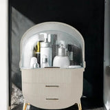 2 ÇEKMECELİ FANUSLU KOZMETİK & TAKI ORGANİZERİ