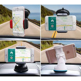 Araç İçi Torpido ve Cam Vakumlu Telefon Tutucu