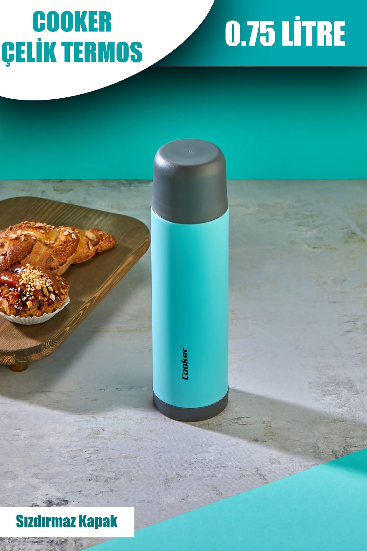 COOKER 0.75 LT RENKLİ TREND TERMOS