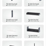 YAPIŞKANLI DUVAR RAFI