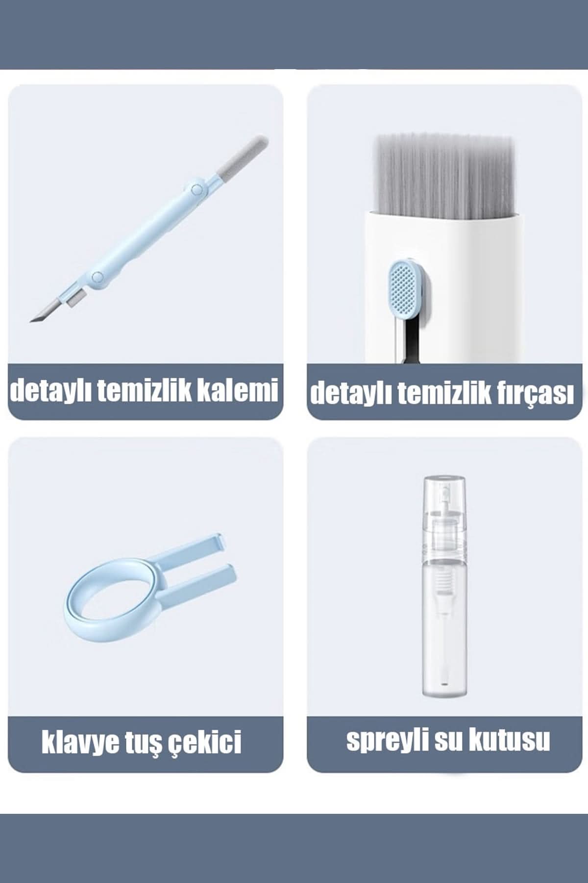 💻7 IN 1 KLAVYE TEMİZLİK FIRÇASI - dibidip