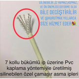 Alüminyum Sağlam İp Askılı Modern Çamaşır Kurutma Askısı