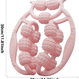 Selülit Masaj Aleti 9 Tekerlekli Lenf Drenaj Rulosu