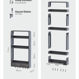 YAPIŞKANLI DUVAR RAFI