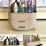 2 ÇEKMECELİ FANUSLU KOZMETİK & TAKI ORGANİZERİ