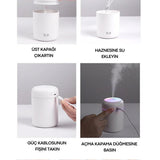 300ML MİNİ USB ŞARJ& IŞIKLI HAVA NEMLENDİRİCİ