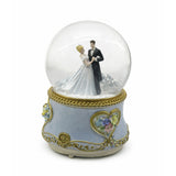 ORTA BOY & 8CM PİLLİ & IŞIKLI MÜZİKLİ CAM KAR KÜRESİ