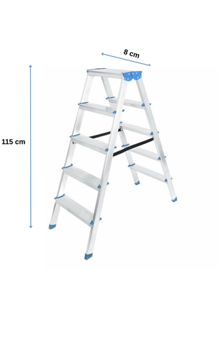5+5 ÇİFT BASAMAKLI METAL MERDİVEN
