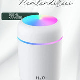 300ML MİNİ USB ŞARJ& IŞIKLI HAVA NEMLENDİRİCİ