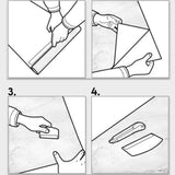 📏AHŞAP DESENLİ YAPIŞKANLI TEZGAH DOLAP KAPLAMA - dibidip 