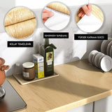 📏AHŞAP DESENLİ YAPIŞKANLI TEZGAH DOLAP KAPLAMA - dibidip 