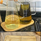 İBİCO DİKDÖRTGEN 2 BÖLMELİ AHŞAP BAMBU YAĞDANLIK ALTLIK & SUNUMLUK