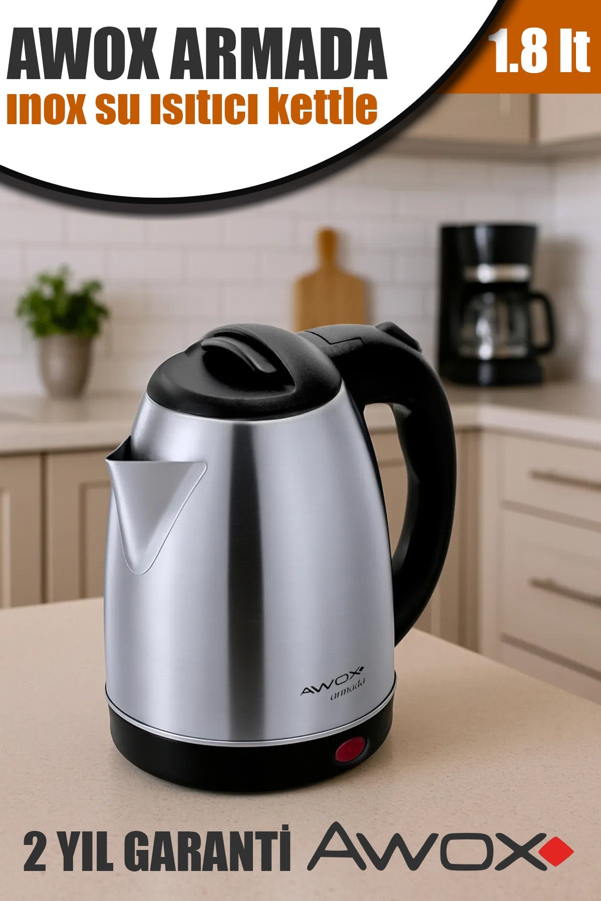 AWOX ARMADA INOX SU ISITICI KETTLE - dibidip 
