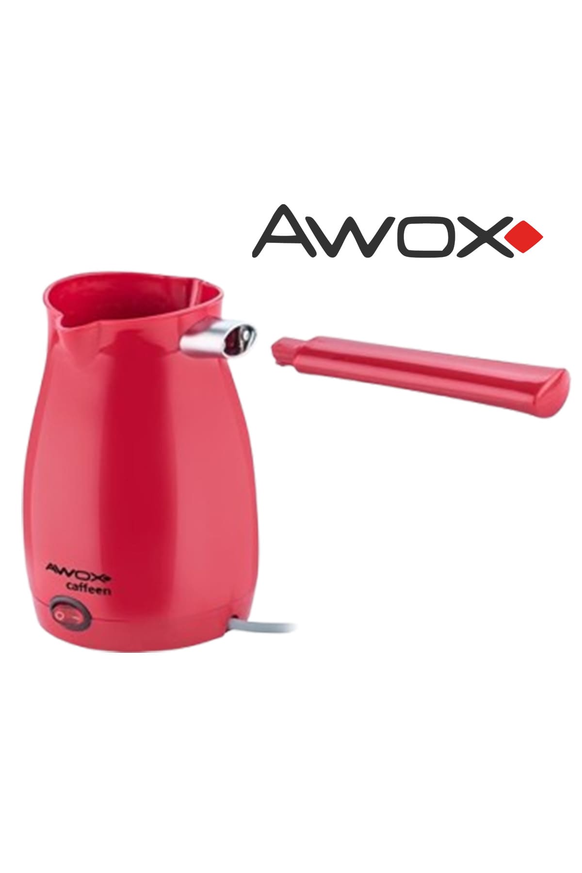 AWOX CAFFEN KIRMIZI ELEKTRİKLİ CEZVE - dibidip 