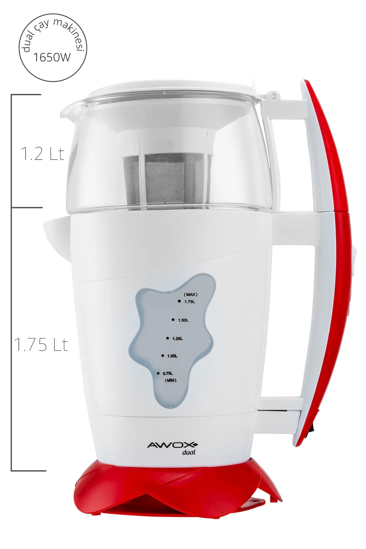AWOX DUAL ELEKTRİKLİ ÇAY MAKİNESİ - dibidip 