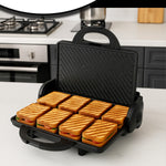 AWOX ORİON SİYAH TEFLON TOST MAKİNESİ - dibidip 