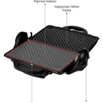 AWOX ORİON SİYAH TEFLON TOST MAKİNESİ - dibidip 