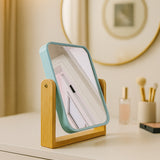 İBİCO İ15-021 DİKDÖRTGENAHŞAP BAMBU AYAKLI MAKYAJ AYNASI