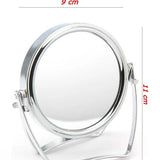 YAKUT YUVARLAK & ÇİFT TARAFLI AYAKLI MAKYAJ AYNASI