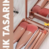 💄AYNALI MAKYAJ FIRÇA SETİ - dibidip 