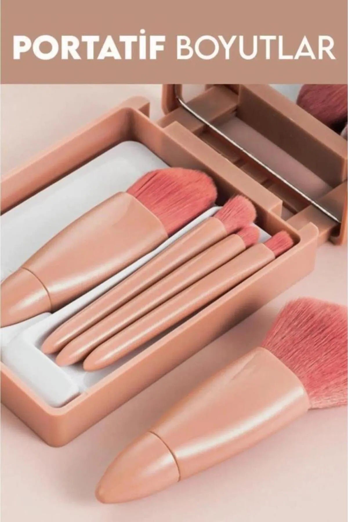 💄AYNALI MAKYAJ FIRÇA SETİ - dibidip 