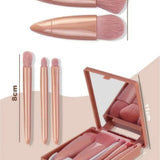 💄AYNALI MAKYAJ FIRÇA SETİ - dibidip 