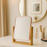 İBİCO İ15-021 DİKDÖRTGENAHŞAP BAMBU AYAKLI MAKYAJ AYNASI