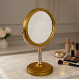 İBİCO İ15-020-930 TAŞLI SAPLI YUVARLAK MAKYAJ AYNASI