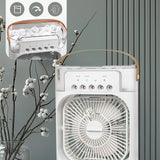 3IN1 Nemlendirici, Gece Lambası ve Soğuk Buharlı Masa Tipi Fan