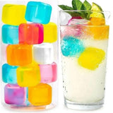 YAKUT 12 PARÇA KOKUSUZ SİLİKON BUZ KÜPLERİ