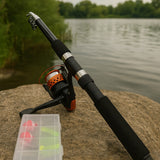 Tam Takim Çantalı Orta Boy 2,10 Metre Teleskopi̇k Kamiş Olta Seti̇ Takımı