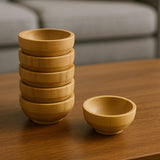 İBİCO MİNİ AHŞAP BAMBU LOKUMLUK & ÇEREZLİK KASE