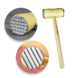 İBİCO METAL ÇİFT BAŞLI AHŞAP SAPLI TOKMAK & ET DÖVECEK