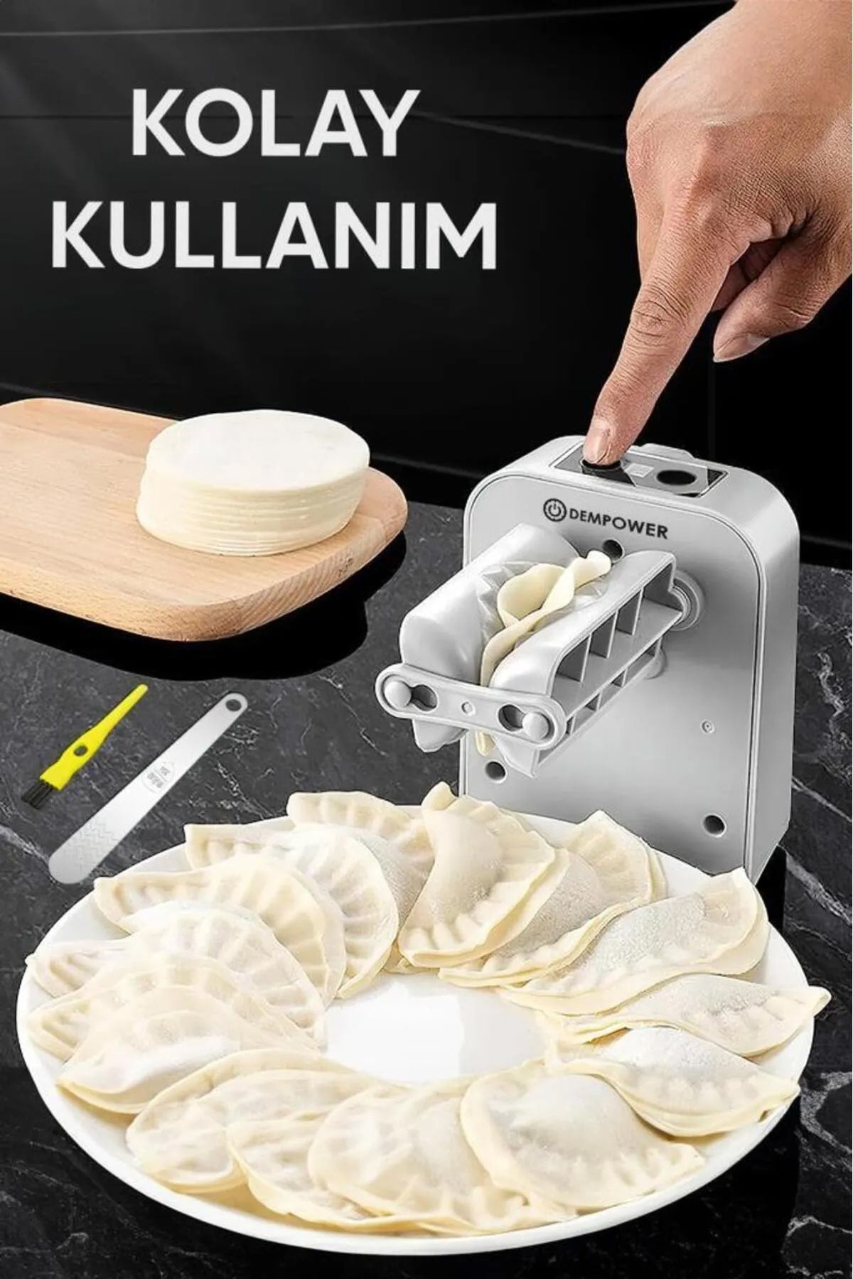 🥟ELEKTRİKLİ HAMUR KAPAMA MAKİNESİ - dibidip 