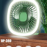 🌬️IŞIKLI MASAÜSTÜ FAN - dibidip 