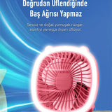 🌬️IŞIKLI MASAÜSTÜ FAN - dibidip 