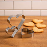 QLUX L-00557 3 BOY METAL KURABİYE KALIBI