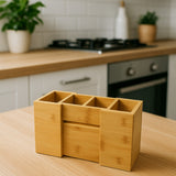 YAKUT TEZGAH ÜSTÜ BAMBU & AHŞAP KAŞIKLIK