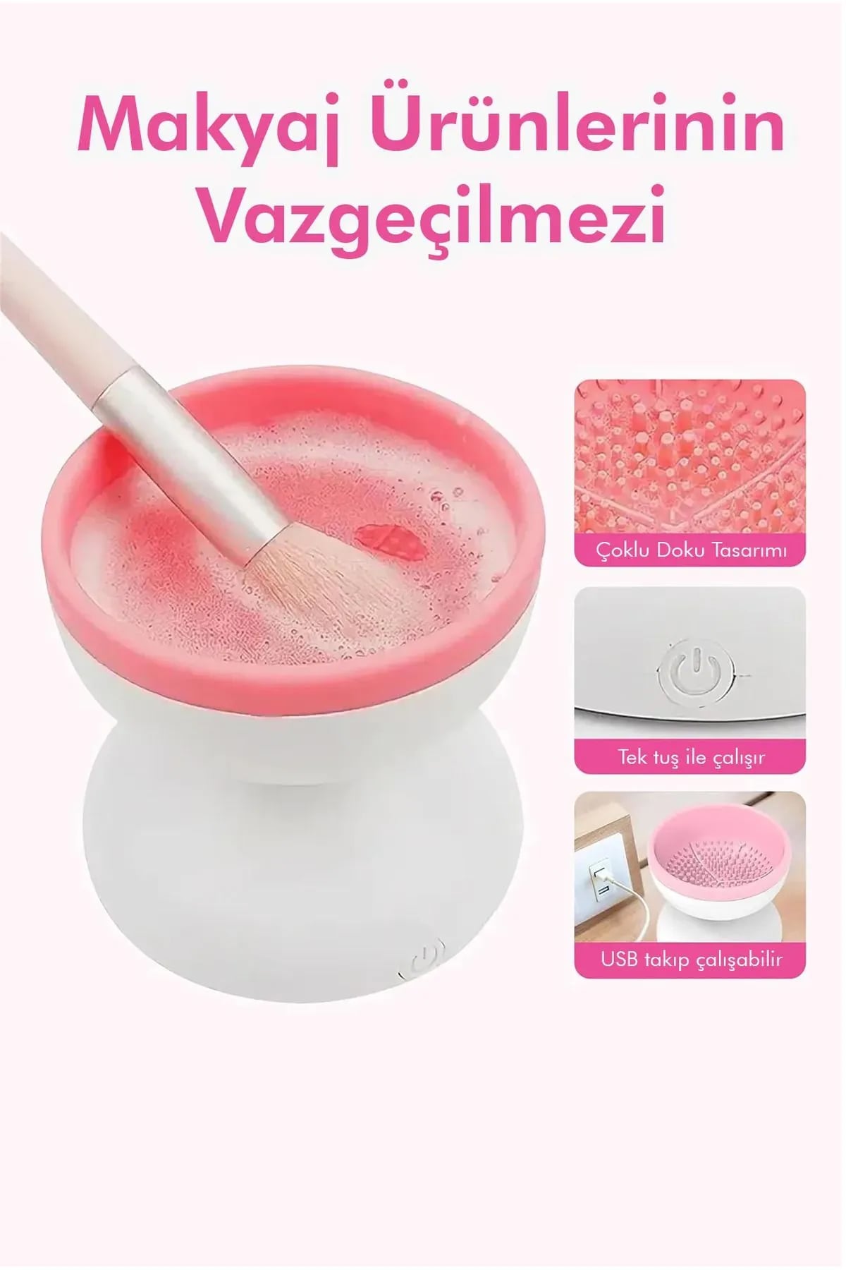💄MAKYAJ FIRÇA TEMİZLEME MAKİNESİ - dibidip 