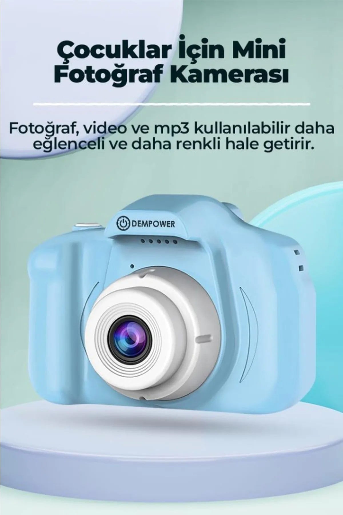 📷MAVİ DİJİTAL FOTOĞRAF MAKİNESİ - dibidip 