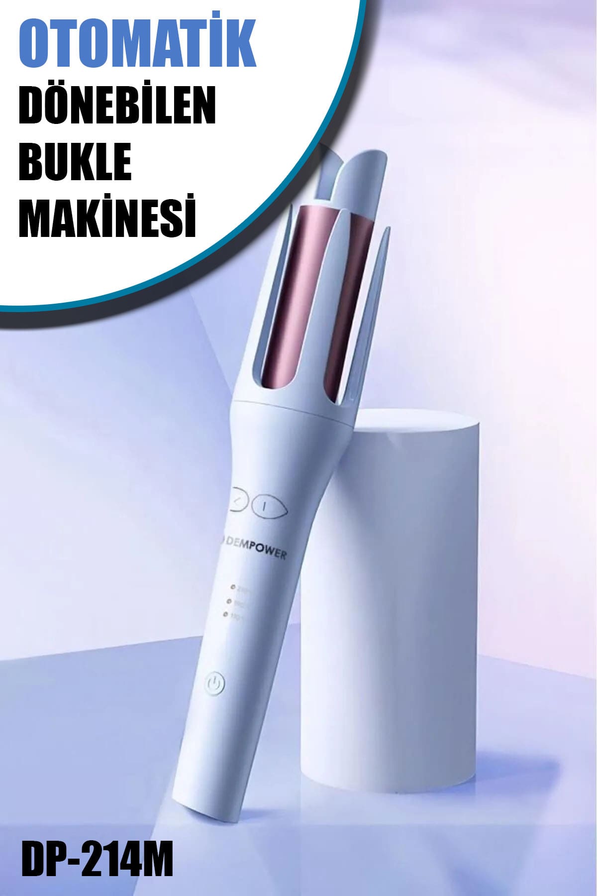 💁MAVİ OTOMATİK DÖNEBİLEN BUKLE MAKİNESİ - dibidip 